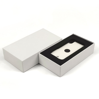 Boîtes rigides d'emballage pour téléphones portables, personnalisées, écologiques, avec laminage mat, tailles et couleurs sur mesure pour téléphones portables universels