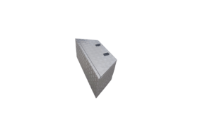 Boîte à outils pour remorque en tôle d'aluminium à motif chevron - Product Image 6
