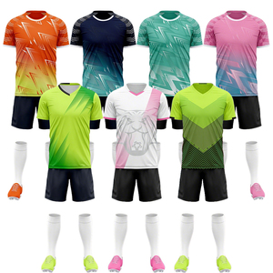 Camisetas de <span class=keywords><strong>Fútbol</strong></span> Personalizadas con Logotipo y Nombre de Equipo por Sublimación, Ropa Deportiva de Entrenamiento, Camiseta de <span class=keywords><strong>Fútbol</strong></span>, Pantalones Cortos, Jersey de <span class=keywords><strong>Fútbol</strong></span> - Product Image 1