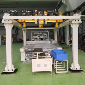 อุปกรณ์ระบบอัตโนมัติแบบโครงเหล็ก ควบคุมด้วย PLC มอเตอร์แบริ่งกำลังสูง เครื่องมือกลสำหรับโหลด/ขนถ่ายสินค้า ระบบพาเลทท์และถอดพาเลทท์ - Product Image 5