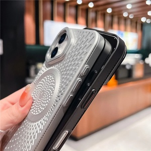 Funda Protectora Magnética Mate con Disipación de Calor y Lente Hueca para iPhone 16 15 14 13 12 Pro Max Plus, Carcasa Trasera Delgada y Rígida de PC - Product Image 2