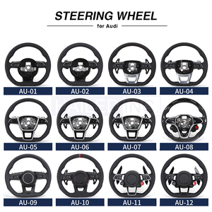 Volante de cuero con adornos plateados Volant Lenkrad de actualización personalizada HAILED para <span class=keywords><strong>Audi</strong></span> A3 A4 A5 A6 A7 A8 R8 RS3 RS6 B8 B9 S7 RS <span class=keywords><strong>S</strong></span> <span class=keywords><strong>Line</strong></span> - Product Image 6