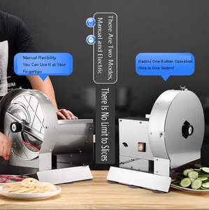 Commercial Stainless Steel Automatic Electric Onion Potato Lemon Mango Coconut Chips Fruit and <b>Vegetables</b> Cutting <b>Machine</b> <b>Slicer</b> - Product Image 4