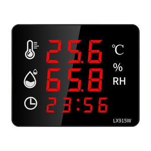 Rongce Digital <b>Thermometer</b> Hygrometer LX915W WiFi Indoor Wall Mounted Temperature Humidity Monitor With Alarm Function - Product Image 1