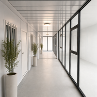 Bâtiment de bureaux préfabriqué en conteneurs, couloir, escalier en acier, balcon, passerelle, assemblage rapide modulaire en acier galvanisé