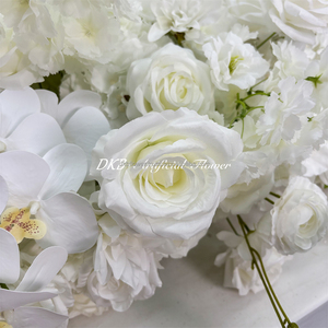 Handmade Artificial Rose Silk Table Runner for Wedding and Back to School Decorations - Product Image 6