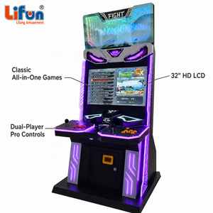 LIFUN Machine de jeu d'arcade Street Fighter pour 2 joueurs, jeu de combat rétro à monnayeur pour centre de jeux - Product Image 5