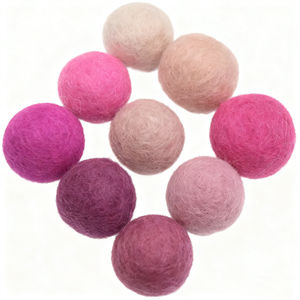 Palline <span class=keywords><strong>di</strong></span> Feltro <span class=keywords><strong>di</strong></span> Lana Premium 100% Naturali Fatte a Mano Decorazione Colorata per Albero <span class=keywords><strong>di</strong></span> <span class=keywords><strong>Natale</strong></span> Feste Fai-da-Te Accessori per Mobiletto Neonato - Product Image 6