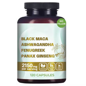 Sports Nutrition OEM Ginseng Capsule Health Supplement Maca Panax Korean Red Ginseng Capsule Ginseng Capsules - Product Image 1