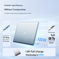 Cable de Datos USB-C con Cubierta de Aleación de Aluminio y Revestimiento de PVC Trenzado, Carga Rápida 3A, 2m, Tipo-C a Tipo-C, para Teléfono Móvil y Tableta