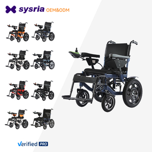 Silla de Ruedas Eléctrica Ligera, Plegable, Motorizada, Portátil, Todoterreno, Reclinable, <span class=keywords><strong>para</strong></span> Subir <span class=keywords><strong>Escaleras</strong></span> - Product Image 3