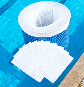 Premium Pool Skimmer Sock Filter Malla fina para escombros eficientes Captura de polen y cabello Ajuste universal - Product Image 2