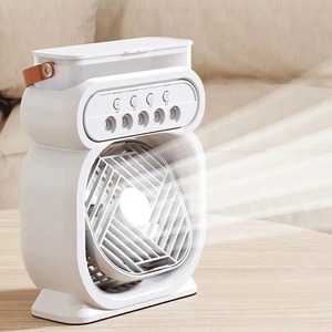 Ventilador <span class=keywords><strong>3</strong></span> <span class=keywords><strong>en</strong></span> <span class=keywords><strong>1</strong></span> con <span class=keywords><strong>Aire</strong></span> <span class=keywords><strong>Acondicionado</strong></span>, Mini Enfriador de <span class=keywords><strong>Aire</strong></span> Doméstico, Luz Nocturna LED, Humidificador Portátil, Ventilador con Ajuste de <span class=keywords><strong>Aire</strong></span> para Oficina y Hogar - Product Image 4