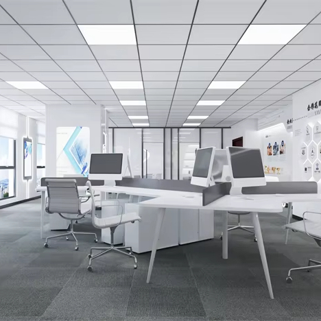Customizable Company Exhibition Hall Showcase Paint