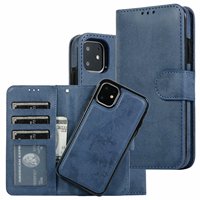 Étui portefeuille en cuir pour téléphone Samsung Galaxy S25 Ultra S24 Plus S25 FE S22 A16 et iPhone 18 Pro Max à rabat magnétique