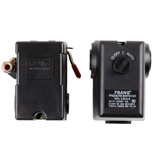 สวิตช์แรงดัน Fbang 20 MpA 0.55-0.8 Ac15 Ac240V 15A สำหรับควบคุมเครื่องอัดอากาศ - Product Image 1