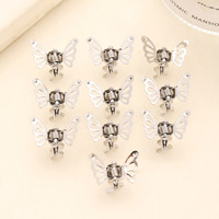 Pinces à cheveux 2026 – Mini-pinces papillon dorées creuses en métal, petites et solides, pour femmes, accessoires de coiffure tendance