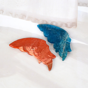 Ailes de cristal naturel sculptées, pierres de guérison, avec support, pour la décoration - Vente en gros - Product Image 6
