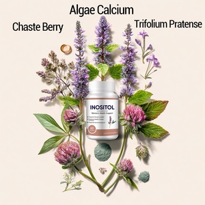อาหารเสริมสำหรับผู้ใหญ่แคปซูล Myo-<span class=keywords><strong>Inositol</strong></span> D-chiro ความสมดุลของฮอร์โมนความอุดมสมบูรณ์ของผู้หญิง - Product Image 3