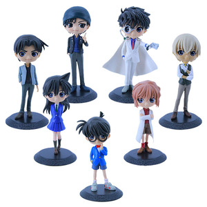 YMJ 7 unids/set 14-16cm Detective Conan Furuya Rei <span class=keywords><strong>Hattori</strong></span> Heiji Anime figuras de acción de juguete para niñas niños regalos adornos - Product Image 1