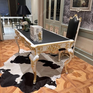 Scrivania Antica in Legno Stile Rococò <span class=keywords><strong>Classico</strong></span> Francese di Lusso - Product Image 2