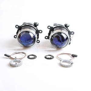 CQL Kvisuauto 12V 35W 3인치 D2H H11 바이 제논 안개등 프로젝터 블루 렌즈 하이 로우 빔 포함 - Product Image 2