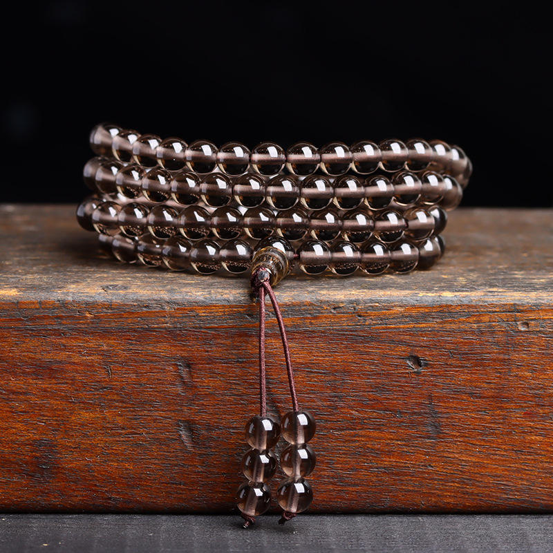 หินออบซิเดียนน้ำแข็งใส6มม