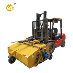 Street Sweeper Forklift Mounted Road Sweeper With Bucket Forklift Mounted Road Sweeper