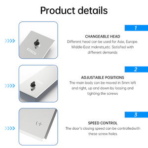 Cierrapuertas automático de suelo con muelle, abridor de puertas batientes con control remoto, proveedor chino para edificios de oficinas, hospitales, centros comerciales y hoteles - Product Image 3