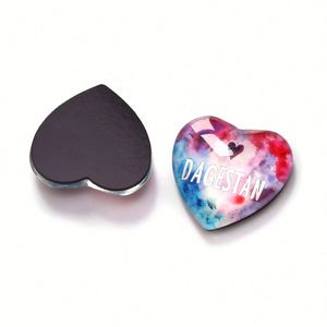 Factory Custom Design Printing Magnetic Ornaments 3D Epoxy Glass Tree <b>Fridge</b> Magnets - Product Image 4