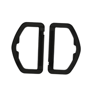 Boucle de sécurité réglable en plastique en forme de D, robuste, à clipser, avec un design compact