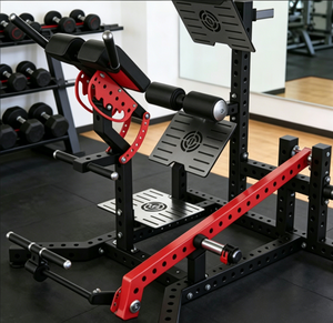 Attrezzatura Professionale per Allenamento di Forza in Palestra, Macchina per Sollevamento Fianchi per Esercizi Glutei e Addominali - Product Image 3