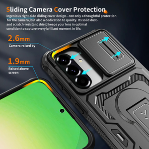 Funda Protectora 360° de TPU para PC, 3 en 1, Antigolpes, Resistente, con Soporte, para <span class=keywords><strong>Samsung</strong></span> A16, A17, <span class=keywords><strong>A26</strong></span>, A36, A56 - Product Image 4