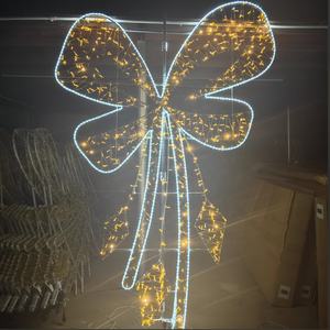 Vanmetta 사용자 정의 높이 150cm 200cm 250cm 300cm Led 장대 장착 크리스마스 장식 2D 크리스마스 천사 모티 조명 - Product Image 5