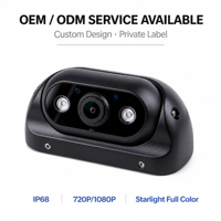 Caméra de recul OEM ODM Lanchi fiable, vision super large à 195 degrés, vision nocturne, étanche, résistante aux vibrations, conçue pour les bus