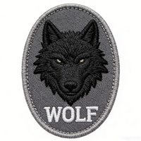 Écusson brodé personnalisé FOX, style animal, badge moral brodé pour vestes, sacs à dos et cosplay - Fini en stock