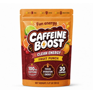 Gummies à la caféine 100 mg Énergie naturelle / Certifiés GMP HACCP ISO HALAL / Marque privée OEM - Product Image 5