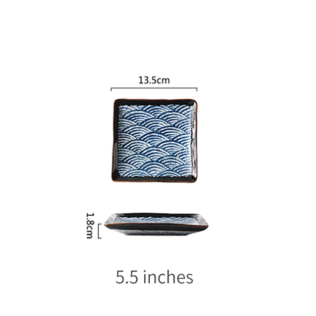 5.5 inch square plate