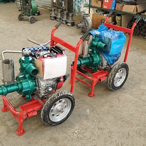 195F 12HP мини портативный с воздушным охлаждением Двойной крыльчаткой ирригационный дизельный насос набор - Product Image 5