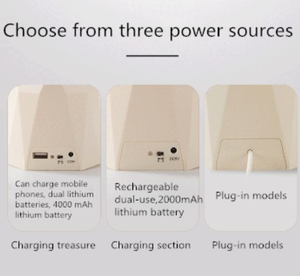 Đèn bàn bảo vệ mắt học tập 4000mA có thể sạc lại <span class=keywords><strong>LED</strong></span> bảng đèn sinh viên ký túc xá phòng ngủ cảm ứng đèn cạnh giường ngủ - Product Image 5