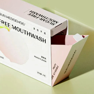 Hộp bao bì tùy chỉnh để nhai sản phẩm kẹo cao su hộp các tông màu trắng tùy chỉnh in vật liệu thân thiện với môi trường - Product Image 4