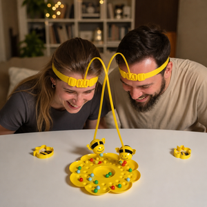 Jeu de table magnétique 3D attrape-abeilles, jouet boule de <span class=keywords><strong>pollen</strong></span> à porter sur la tête, jeu de société <span class=keywords><strong>d</strong></span>'entraînement aux réflexes et à la coordination œil-main pour enfants - Product Image 5