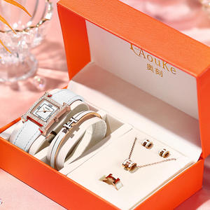 गर्म बेचने घड़ी लटकन कान की बाली अंगूठी सेट बॉक्स गहने भंडारण बॉक्स फैशन चूड़ी कंगन बॉक्स स्टॉक में - Product Image 3