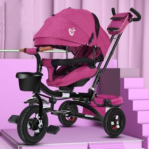 Cochecito multiusos de fábrica <span class=keywords><strong>para</strong></span> niños de 1 a 6 años, carrito de tres ruedas <span class=keywords><strong>para</strong></span> niños con bicicleta grande giratoria plegable de 3 ruedas <span class=keywords><strong>para</strong></span> niños - Product Image 6