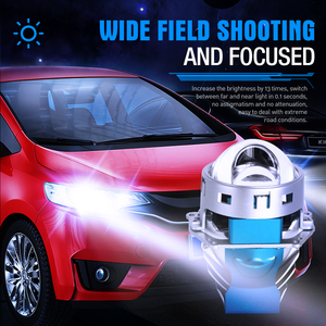 LP21 3.0 pollici 12V 130W 110W 30000LM 5800K universale RHD/LHD bianco giallo bi led lenti per proiettore laser per auto - Product Image 5