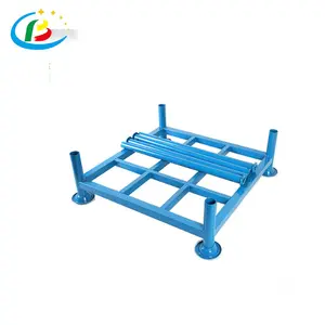 Heavy Duty Steel Movable Hot Dip Storage Stackable Warehouse Stacking Rack Post Pallet