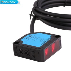 Sakady Cảm biến khoảng cách hồng ngoại FX-101NPN cảm biến ánh sáng quang điện cảm biến quang điện phản xạ Retro cảm biến chùm tia ngoài trời hồng ngoại - Product Image 2