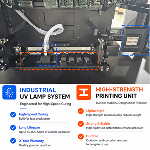 Impresora UV de Una Sola Pasada Jucolor de 300 mm x 600 mm con Tecnología Ricoh Gen5 de Alta Velocidad para Madera, Metal, Vidrio, Artesanía, Industria de Belleza - Product Image 3