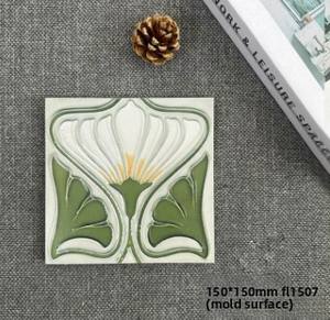 <span class=keywords><strong>Azulejos</strong></span> de Porcelana Esmaltados de Primera Calidad, 150*150 mm, Brillantes, <span class=keywords><strong>para</strong></span> Decoración de Paredes de Baños y Cocinas - Product Image 2