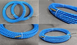 Cinta <span class=keywords><strong>Pasacables</strong></span> Verde <span class=keywords><strong>Helicoidal</strong></span> de 4mm y 20 Metros con Punta de Cable de Acero - Product Image 6